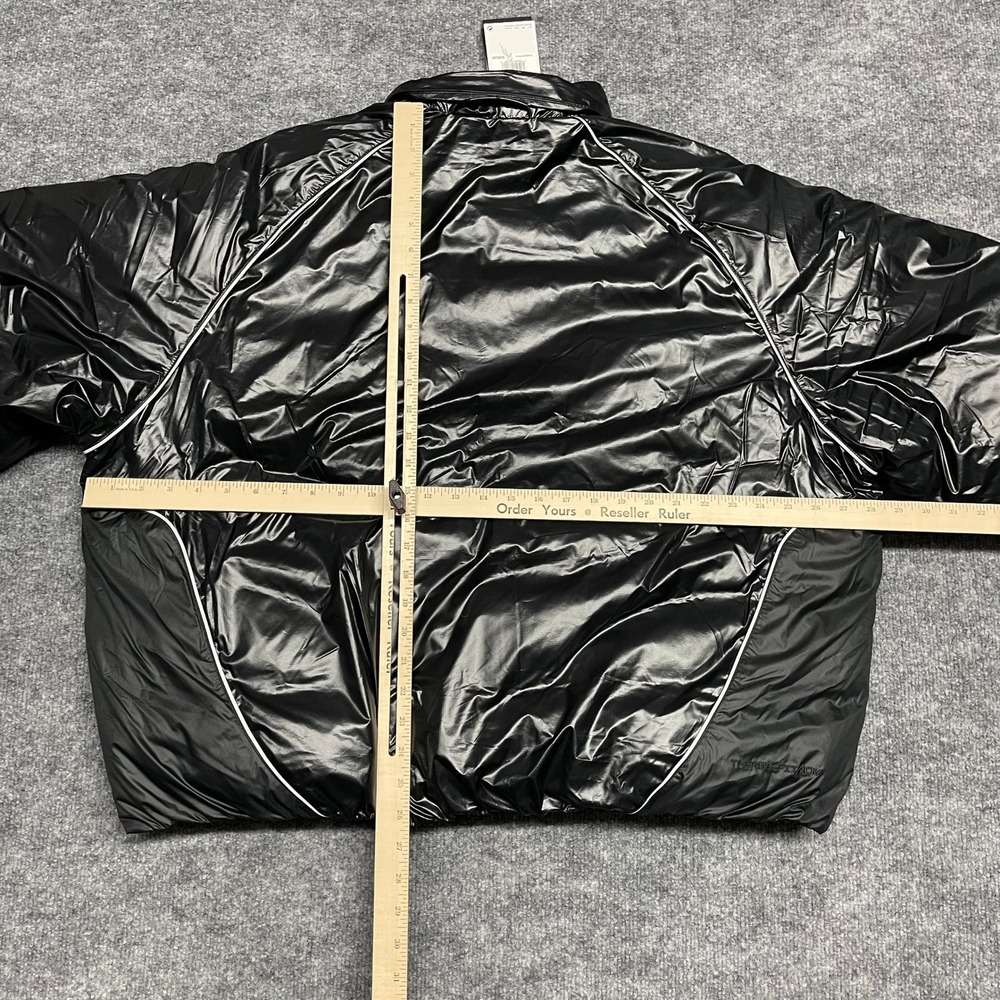 Nike Bubble Jacket Men XL Black Anthracite Puffer Loose Fit Down Fill II3869-010 - Picture 14 of 16